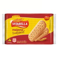 Biscoito Maizena Tradicional Vitarella 350g - Caixa com 24 unidades