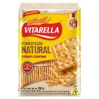 Biscoito Cream Cracker Amanteigado Vitarella 350g - Caixa com 24 unidades